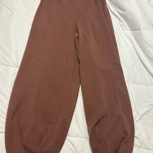 Free people Cozy Brown Knit Pants